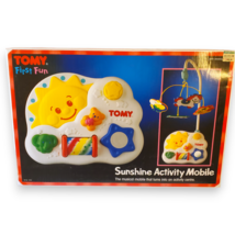 RARE! Vintage 90s TOMY First Fun Sunshine Baby Mobile - New in Box - Ima... - $20.00