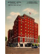 Postcard Hazleton Pennsylvania PA Altamont Hotel Broad and Church Street... - £5.43 GBP