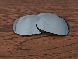 Silver Titanium polarized Replacement Lenses for Oakley Split Jacket - £11.67 GBP