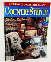 Country Stitch Magazine Sept/Oct 1989 Headstart Christmas Afghan Series Gift - £11.96 GBP