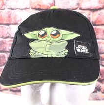 Star Wars Baby Yoda Black &amp; Green Adjustable Baseball Cap - $8.92