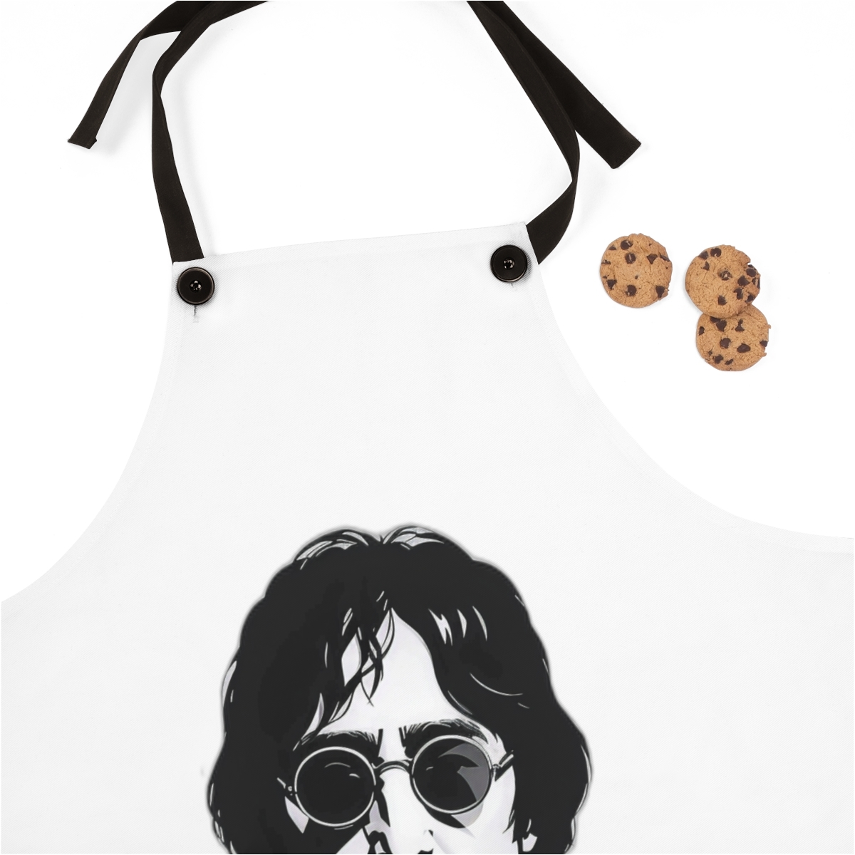 John Lennon Apron for Music Lovers - Stylish Kitchen Accessory with Iconic Portr - £28.36 GBP