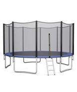 8/10/12/14/15/16 Feet Outdoor Trampoline Bounce Combo with Safety Closur... - €628,53 EUR