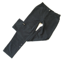 NWT Chico&#39;s Fine Twill Roll Snap Cargo in Black Convertible Soft Pants 0 / 4 - £18.69 GBP