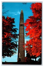 Battlefield Monument Tower Autumn Bennington Vermont VT UNP Chrome Postcard R25 - £2.80 GBP