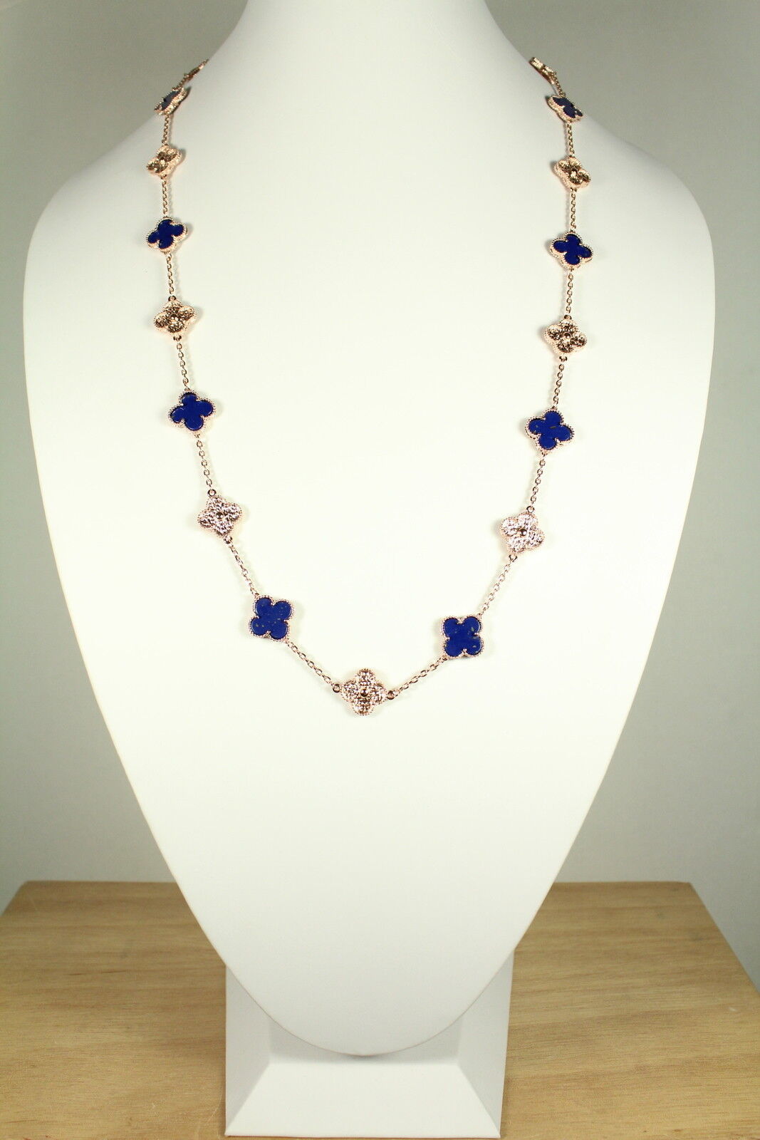 Mixed Lapis with Rose Gold Motif
