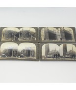 Keystone Stereoview Cards Lot of 4 European Belgium Pre World War - €13,54 EUR