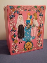 Barbie Vintage 1969 Pink Vinyl Barbie Doll Trunk Case Mattel - £33.06 GBP