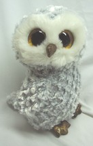 Ty Beanie Boos Owlette The Gray Owl W/ Big Eyes 9&quot; Plush Stuffed Animal Toy - £15.48 GBP