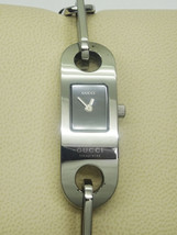 Gucci Designer Ladies Wristwatch 6100L Stainless Steel - £274.89 GBP