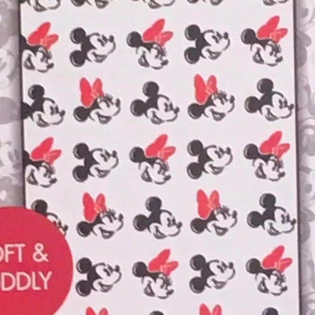 Mickey and Minnie Mouse Sil;ky Soft Blanket 60&quot; x 90&quot; - $35.00