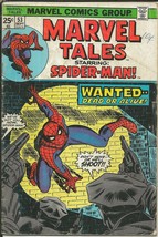 Marvel Tales #53 ORIGINAL Vintage 1974 Reprints Spider-Man 70 - £10.27 GBP