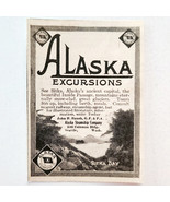 1917 Alaska Steamship Co Excursion Sitka Bay Advertisement WW1 Era Ships... - $27.34 CAD