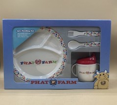 Phat Farm Fashions 4 Piece Gift Melamine Dish Set Boxed - £15.85 GBP