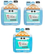 Fit &amp; Fresh Cool Slim Reusable Ice Packs Boxes Lunch Bags and Coolers, S... - $26.72