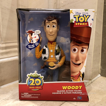 Disney Thinkway Toys Toy Story Talking Woody Sheriff Cowboy Pull string toy - $58.00