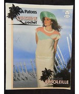 Vintage PATONS SUNSHINE CROCHET ENSOLEILLE  12 Patterns 1986 - $110.63 MXN
