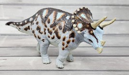 Safari Ltd. Triceratops Figure Carnegie Collection VTG 1988 Dinosaur Blue Dino - £8.54 GBP