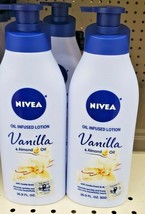  2 Nivea Oil Infusied Lotion Vanilla & Almond Oil - £22.45 GBP