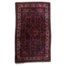 Handmade Vintage Persian Malayer Rug 4.2&#39; x 7.1&#39; (129cm x 219cm) 1960s -... - $8,789.71 MXN