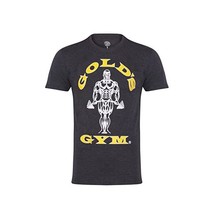 Goldsgym Muscle Joe T-Shirt - Charcoal Marl, Medium  - $18.00