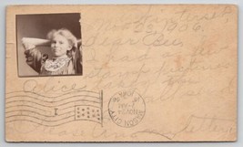 Winterset IA RPPC Pretty Young Lady Photo to Clark in Mason City Postcard I26 - $12.95