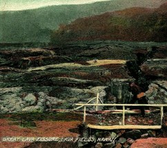 Great Lava Fissure Hawaiian Islands Hawaii 1916 Vtg Postcard   Q13 - £3.12 GBP