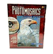 Photomosaics Bald Eagle Puzzle 500 Pieces Robert Silvers Buffalo Games New - £8.76 GBP