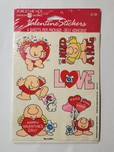 Ziggy &amp; Fuzz Valentine&#39;s Stickers 1989 American Greetings 4 Sheets In Package - £15.81 GBP