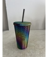 Starbucks Oil Slick Rainbow Studded Tumbler 16oz. Grande Cold Cup Fall N... - €20,63 EUR