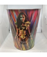 Wonder Woman 84 Metal Popcorn Tin Gal Gadot Movie Theater WW84 - £20.75 GBP