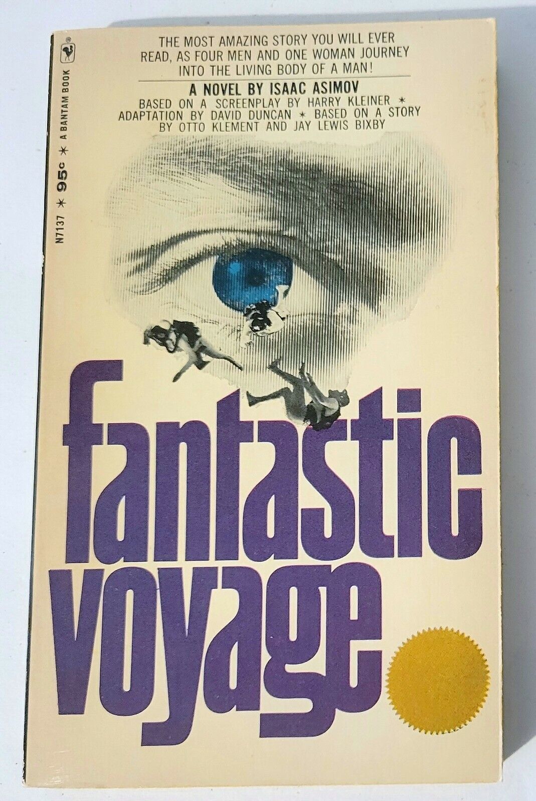 Fantastic Voyage by Isaac Asimov. Paperback Based on The Screenplay Vint... - $6.89