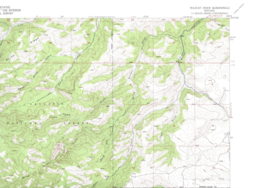 Wildcat Draw, Montana 1955 Vintage USGS Topo Map 7.5 Quadrangle Topographic - $23.99