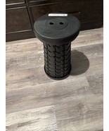 Quality Plastic Collapsible Stool  Durable, Foldable, Adjustable Black NEW - $36.83 CAD