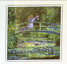 Disney Epcot Figment Monet Purple Dragon Art Print 18 x 18 - £35.80 GBP