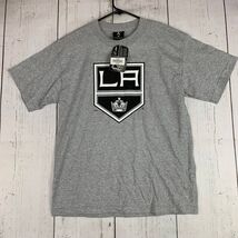 Vintage Los Angeles Kings NHL XL Antigua Casual T-Shirt Gray New Kids - $9.49