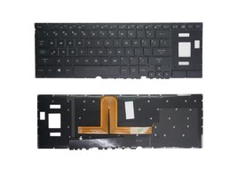 US Black English Backlit Keyboard (without palmrest) for Asus ROG Zephyrus S GX5 - £87.07 GBP