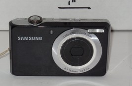 Samsung PL100 12.2MP Compact Digital Camera - Black Tested Work - £77.30 GBP