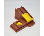 VINTAGE 1990 FISHER PRICE LITTLE PEOPLE # 2555 BROWN + YELLOW FARM HAY B... - $15.20
