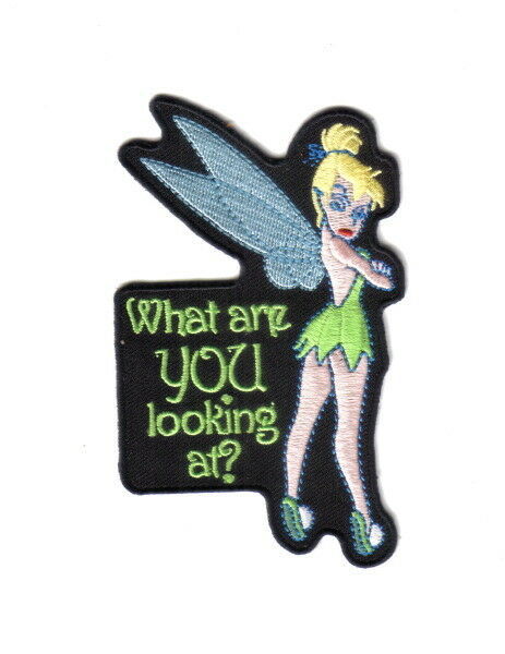 Primary image for Walt Disney's Peter Pan Tinker Bell What Are You Looking At? Patch NEW UNUSED