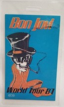 JON BON JOVI - VINTAGE ORIGINAL 1987 CONCERT TOUR LAMINATE BACKSTAGE PASS - £15.73 GBP