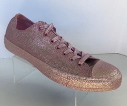 CONVERSE All Star Chuck Taylor Pink Glitter Sneakers 162993C (Size 10 M/12 W) - £40.05 GBP
