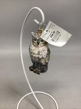 Joy To The World Great Horned Owl Ornament- With Tags - $9.89