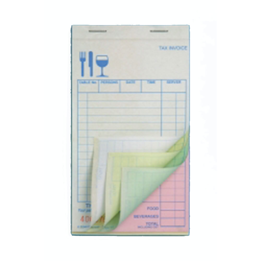 Zions Quadruplicate Restaurant Docket Book Carbonless 15Q - $17.14