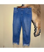 Zara Trafulec Cropped Jeans Raw Hem - $33.66 CAD