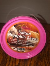 Pink Zebra Wax Sprinkles Salted Pumpkin Seeds 16 Ounce Tub Mostly Full - £23.98 GBP