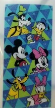 Mickey Mouse Beach Bath Swim Towel 28&quot; x 58&quot; Donald Goofy Pluto Daisy Mi... - £19.41 GBP