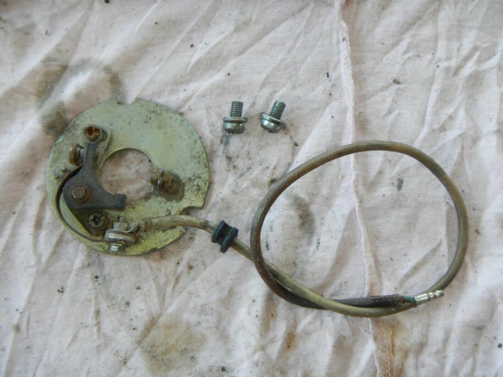 Points ignition plate 1973 1974 1975 Honda ST90 ST 90 - $19.79