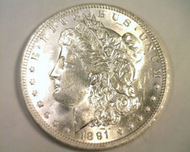 1891-O Morgan Silver Dollar Choice About Uncirculated+ Ch Au+ Nice Original Coin - £208.53 GBP