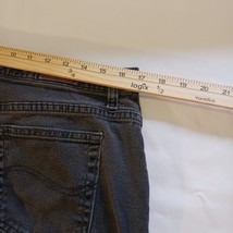 Lee M.R. Faded Black Denim Jeans Pocketed High Rise Women’s Size 16 Long image 10